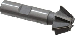 Whitney Tool Co. - 1" Diam x 7/16" Width of Cut, 60° Included Angle, Shank Connection, Carbide Tipped Single Angle Cutter - 1/2" Shank Diam, 2-1/2" Overall Length, Right Hand Cut, Uncoated - Caliber Tooling