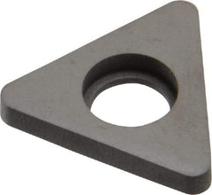 Made in USA - 1/2" Inscribed Circle, Triangle Shim for Indexables - Carbide, 1/8" Thick, STN Shim Style, Negative Rake - Caliber Tooling