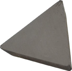 Made in USA - 1/2" Inscribed Circle, Triangle, T Chipbreaker for Indexables - Left Hand, Right Hand Cut, 0.094" Thick, 0.101" Effective Width, Carbide - Caliber Tooling