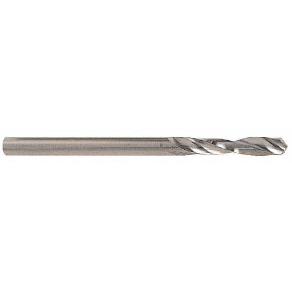 Micro Drill Bit: 0.0472″ Dia, 118 °, Solid Carbide Bright/Uncoated, 0.984″ OAL, RH Cut, Spiral Flute, Straight-Cylindrical Shank, Series 50 699