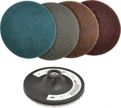 3M - 5 Piece, 5" Disc Diam, Abrasive Disc Kit - Nonwoven - Caliber Tooling