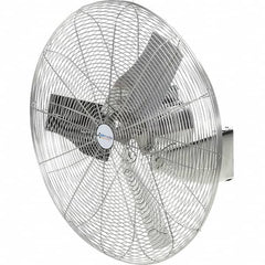 Airmaster - 30" Blade, 1/4 hp, 8,800 Max CFM, Single Phase Food Service Non-Oscillating Wall Mounting Fan - 115/230 Volts, 1 Speed - Caliber Tooling