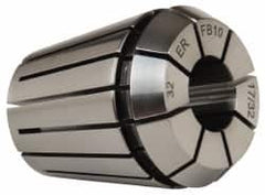 Kennametal - 17/32" ER32 Collet - 0.0203mm TIR, 40.01mm OAL, 32.99mm Overall Diam - Exact Industrial Supply