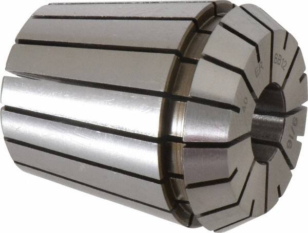 Kennametal - 0.5225 to 0.5625" ER40 Collet - 0.0203mm TIR, 46mm OAL, 41mm Overall Diam - Exact Industrial Supply