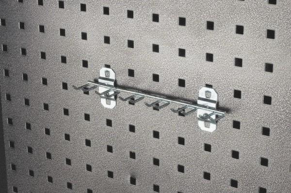 Triton - 1-13/32" Long Multi-Prong Tool/Wrench Holder Pegboard Hook - 1-1/2" Projection, Steel - Caliber Tooling