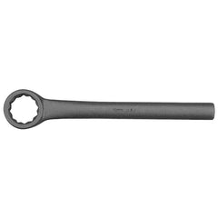 Box End Wrench: 1-1/2″, 12 Point, Single End Steel, Black Finish