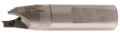 Kennametal - 8.1 to 9mm Diam, Whistle Notch Shank, 20mm Body Shank Diam, 45° Combo Chamfer and Countersink Drill - 9mm Drill Shank Diam, 3.41020R901 Insert, 95mm OAL - Caliber Tooling