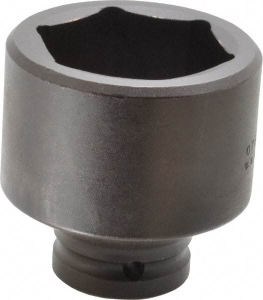 Proto - 3/4" Drive 2-1/8" Standard Impact Socket - 6 Points, 3-3/32" OAL - Caliber Tooling