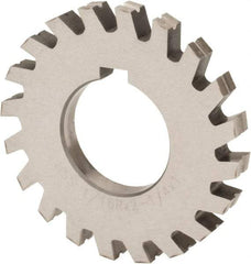 Value Collection - 15/32" Radius, 15/16" Circle Diam, 3-1/2" Cutter Diam, 15/16" Cutting Width, Arbor Connection, Concave Radius Cutter - High Speed Steel, Oxide Finish, Form Relieved, 10 Teeth - Caliber Tooling