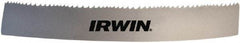 Irwin Blades - 8 to 12 TPI, 10' 11" Long x 3/4" Wide x 0.035" Thick, Welded Band Saw Blade - Bi-Metal, Toothed Edge - Caliber Tooling