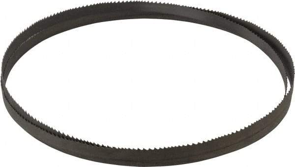 Irwin Blades - 6 to 10 TPI, 7' 9-1/2" Long x 1/2" Wide x 0.025" Thick, Welded Band Saw Blade - Bi-Metal, Toothed Edge - Caliber Tooling