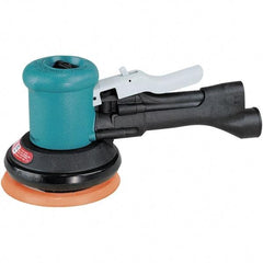 Dynabrade - 12,000 OPM, 23 CFM Air Consumption, Palm Air Orbital Sander - Round Pad, 1/4 NPT Inlet - Caliber Tooling