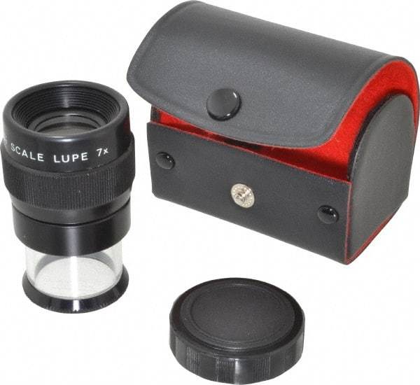 SPI - 7x Max Magnification, 1 Inch Lense Diameter, Hand Held Optical Comparator - Reticle No. 5 - Caliber Tooling