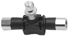 Legris - 3/8" NPT Threaded In-Line Flow Control Valve - 0 to 145 psi & Nylon Material - Caliber Tooling