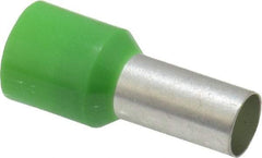 ACI - 6 AWG, Partially Insulated, Crimp Electrical Wire Ferrule - 12mm Long x 6.2mm Diameter Pin, 22.2mm Overall Length - Caliber Tooling