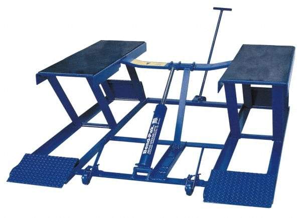 Bend-Pak - 6,000 Lb Portable Low Rise Pad Automotive Lift - 26' Max Height, 110/220 Volt, Steel - Caliber Tooling