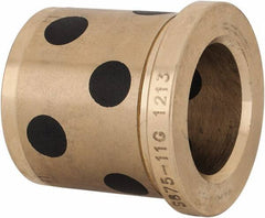 Dayton Lamina - 7/8" ID x 1-3/8" OAL, Aluminum Bronze, Die & Mold Shoulder Bushing - Shoulder, 1-1/4" Bottom OD, 1-1/4" Top OD, 1.43" Collar OD, 1-3/16" Above Collar - Caliber Tooling