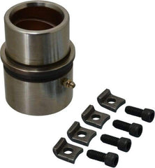 Dayton Lamina - 1-3/4" ID x 4-3/8" OAL, Steel, Bronze Plated Die & Mold Shoulder Bushing - Extra Long Shoulder, 2-1/2" Bottom OD, 2-1/4" Top OD, 2.658" Collar OD, 3" Under Collar, 1-3/8" Above Collar - Caliber Tooling