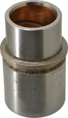 Dayton Lamina - 2" ID x 4-5/8" OAL, Steel, Bronze Plated Die & Mold Shoulder Bushing - Extra Long Shoulder, 2.909" Bottom OD, 2-1/2" Top OD, 3.064" Collar OD, 3" Under Collar, 1-5/8" Above Collar - Caliber Tooling