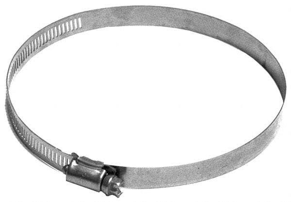 Made in USA - 5-1/2" ID Stainless Steel Duct Hose Clamp - 1/2" Long - Caliber Tooling