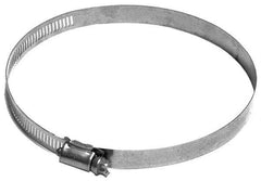 Made in USA - 5-1/2" ID Stainless Steel Duct Hose Clamp - 1/2" Long - Caliber Tooling