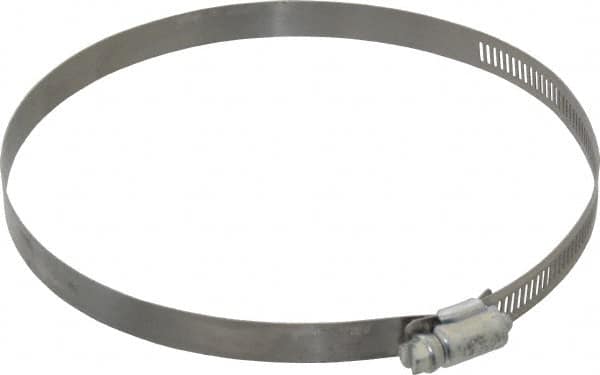 Made in USA - 6-1/2" ID Stainless Steel Duct Hose Clamp - 1/2" Long - Caliber Tooling