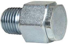 LDI Industries - 1/4 Thread, Steel, Zinc Plated, Filter Vent - 1-3/16" High, 3/4" Hex Flats Diam - Caliber Tooling