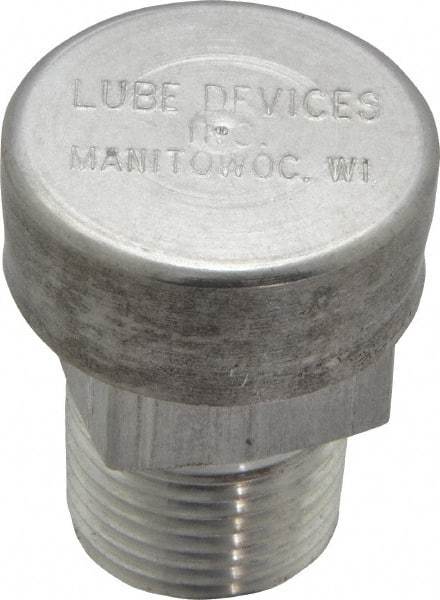 LDI Industries - 3/8 Thread, Aluminum, Protected Vent - 1-1/4" High, 1" Hex Flats Diam - Caliber Tooling