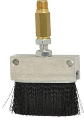 LDI Industries - 2-1/4" Long Brush, 2-1/4" Width/Diam, PTF Thread Oil Reservoir Lubrication Brushes - 1-5/32" Bristle Length, 250°F, 2-3/8" Length Under Mounting Thread, Straight Shank - Caliber Tooling