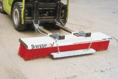 Sweepex - 72" Wide Sweeper Fork Lift - 72 Inch Wide Broom - Caliber Tooling