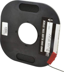 M.K. MORSE - 3/16" x 100' x 0.025" Carbon Steel Band Saw Blade Coil Stock - 10 TPI, Toothed Edge, Raker Set, Flexible Back, Constant Pitch, - Caliber Tooling