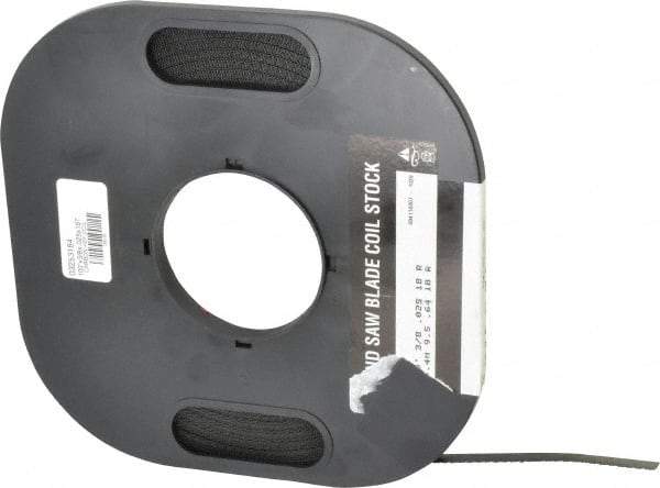 M.K. MORSE - 3/8" x 100' x 0.025" Carbon Steel Band Saw Blade Coil Stock - 18 TPI, Toothed Edge, Raker Set, Flexible Back, Constant Pitch, - Caliber Tooling