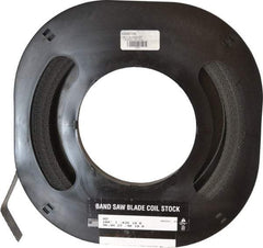 M.K. MORSE - 1" x 100' x 0.035" Carbon Steel Band Saw Blade Coil Stock - 10 TPI, Toothed Edge, Raker Set, Flexible Back, Constant Pitch, - Caliber Tooling