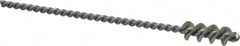 Osborn - 0.385" Diam Helical Nylon Tube Brush - 1" Brush Length, 5" OAL, 0.152" Diam Shank - Caliber Tooling