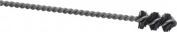 Osborn - 0.515" Diam Helical Nylon Tube Brush - 1" Brush Length, 5" OAL, 0.169" Diam Shank - Caliber Tooling