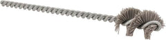 Osborn - 0.64" Diam Helical Nylon Tube Brush - 1" Brush Length, 5" OAL, 0.169" Diam Shank - Caliber Tooling