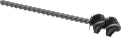 Osborn - 0.765" Diam Helical Nylon Tube Brush - 1" Brush Length, 5" OAL, 0.228" Diam Shank - Caliber Tooling