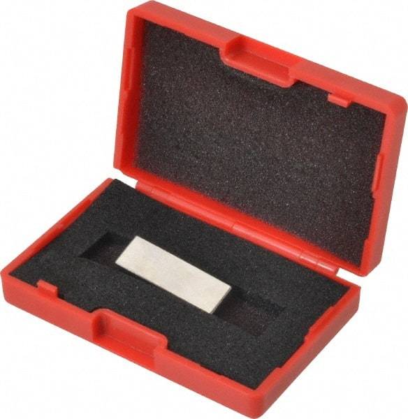 SPI - 0.106" Rectangular Steel Gage Block - Accuracy Grade 0, Includes NIST Traceability Certification - Caliber Tooling