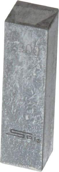 SPI - 0.3" Rectangular Steel Gage Block - Accuracy Grade 0, Includes NIST Traceability Certification - Caliber Tooling