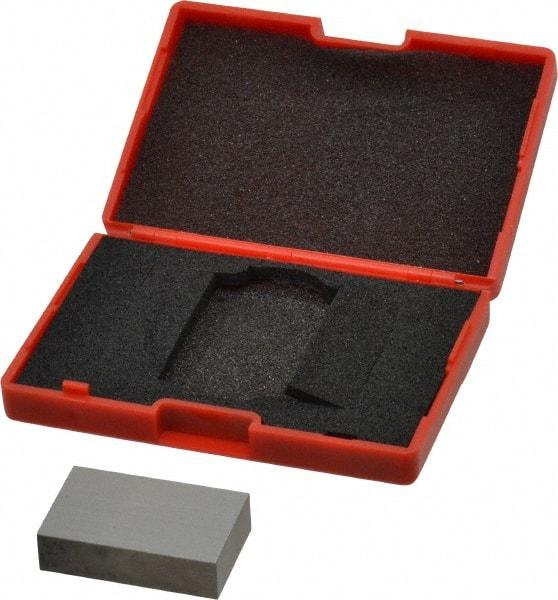 SPI - 0.85" Rectangular Steel Gage Block - Accuracy Grade 0, Includes NIST Traceability Certification - Caliber Tooling