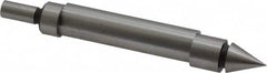 SPI - 0.2" Head Diam, 3/8" Shank, Double End, Mechanical Edge and Center Finder - Accurate to 0.0002", Conical and Cylindrical Contact - Caliber Tooling