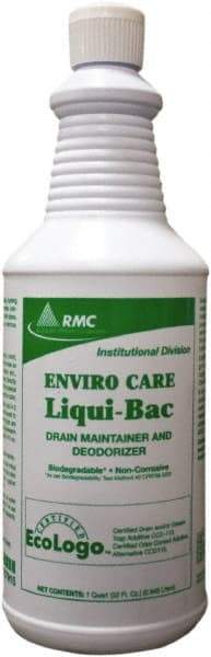 Rochester Midland Corporation - 1 Qt Liquid Drain Cleaner - Floral Scent, Bottle - Caliber Tooling