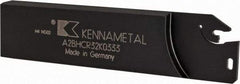 Kennametal - 1.2598" Blade Height, 0.315" Blade Width, 4.9213" OAL, Right Hand Cut, Single End Indexable Cut-Off Blade - 33mm Max Depth of Cut, A2BNC Blade, A2 Cut-Off Series - Caliber Tooling