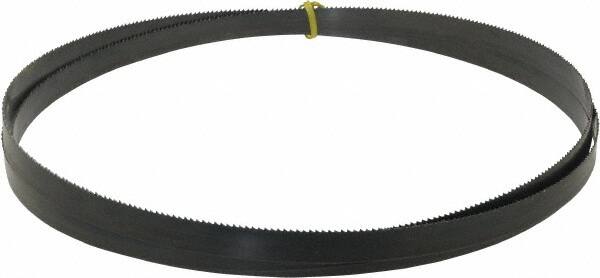 Starrett - 8 TPI, 10' 8" Long x 3/4" Wide x 0.032" Thick, Welded Band Saw Blade - Carbon Steel, Toothed Edge, Raker Tooth Set, Flexible Back, Contour Cutting - Caliber Tooling