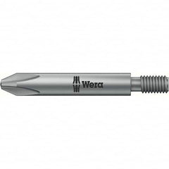 Wera - #2 Phillips Screwdriver Bit - #10-32 Drive, 1-47/64" OAL - Caliber Tooling