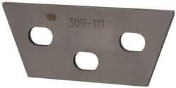 Kennametal - 1/8" Insert Width, Cutoff & Grooving Support Blade for Indexables - 1-1/2" Max Depth of Cut, 1/8" Blade Width - Caliber Tooling