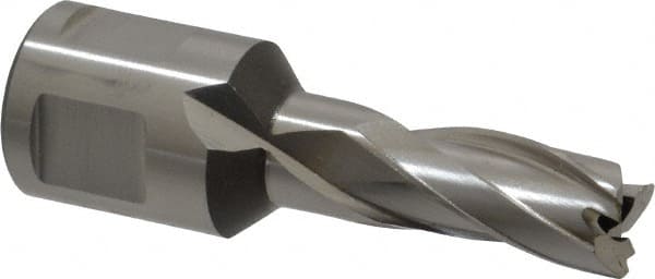 Hougen - 7/16" Diam x 1" Deep High Speed Steel Annular Cutter - Caliber Tooling