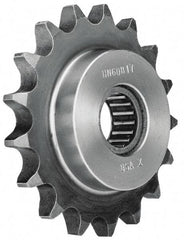 Browning - 1.65" Outside Diam, Steel, Chain Idler Sprocket - Chain Size 25 - Caliber Tooling