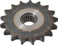 Browning - 4.46" Outside Diam, Steel, Chain Idler Sprocket - Chain Size 60 - Caliber Tooling