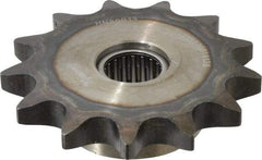 Browning - 4.66" Outside Diam, Steel, Chain Idler Sprocket - Chain Size 80 - Caliber Tooling